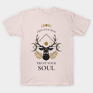 Trust Your Soul Deer Esoteric Mystical Spiritual T-Shirt